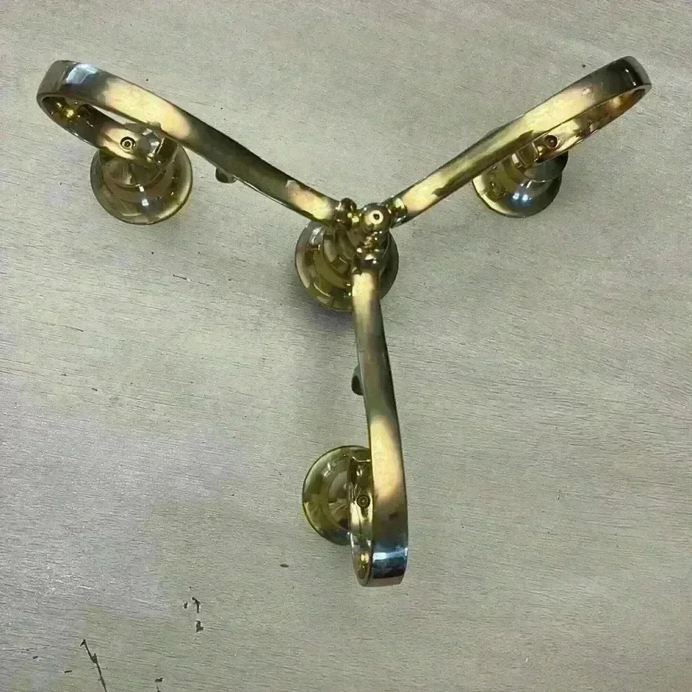 Solid Brass Candelabra - Picture 3 of 4